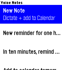 Voice Notes (with calendar)