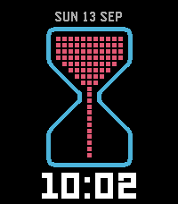 Pixel Hourglass