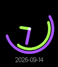 Circular Analog Clock