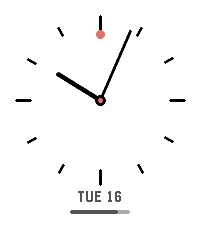 Clean Atelier Watchface