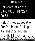 Deliveries