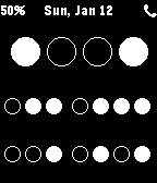 Binary BCD watchface