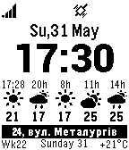 TCW (Time, Calendar, Weather)