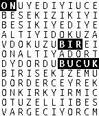 Turkish Word Clock