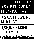 OneBusAway for Pebble
