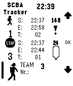 SCBA Fire Scene Team Tracker