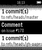 PebHub: Unofficial GitHub Client for Pebble