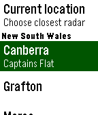 Australian Radar