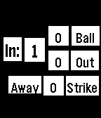Softball/Baseball Umpire Clicker