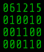 6-Bit Homebrew Binary Watchface with Date