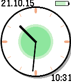 greenclock-face