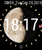 Moon for Northern Hemisphere