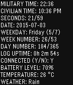 Verbose Watchface for Pebble