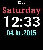 Red, White, and Blue Watchface