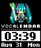 Pixel Miku - VOCALENDAR