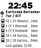 Abfahrtsmonitor