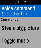 Commander for Pebble