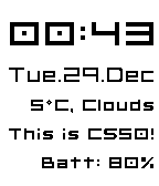 sfclock for Pebble