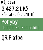 Můj účet