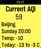 AQI via aqicn.org (unofficial)