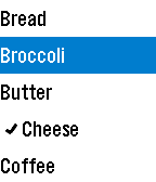 OI Shopping List