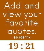 Time & Quotes