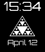 Sierpinski's Triangle Watchface