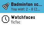 Badminton score