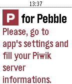Piwik for Pebble