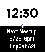 Ann Arbor Meetup Demo Watchface