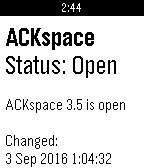ACKspace