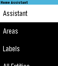 Home Assistant WS