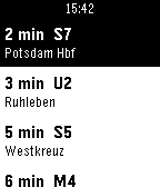 Abfahrt! - Departure Times