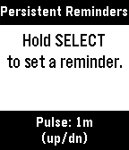 Persistent Reminders