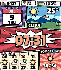 Comic weather