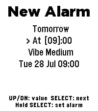 One-Off Alarm