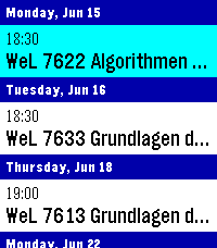 CalDAV Calendar
