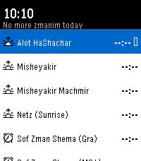 Zmanim
