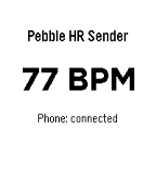 Can's HR Sender for Pebble