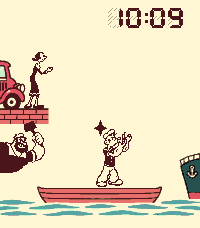 Popeye G&W Clock