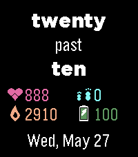 Fuzzy Text Watchface